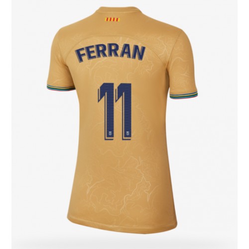 Barcelona Ferran Torres #11 Bortedrakt Kvinner 2022-23 Kortermet Barcelona Ferran Torres #11 Bortedrakt Kvinner 2022-23 Kortermet